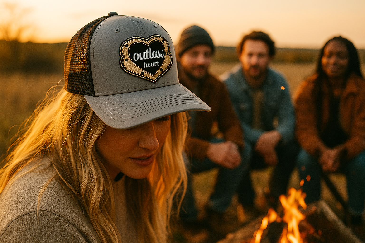 Outlaw Heart Trucker Hat