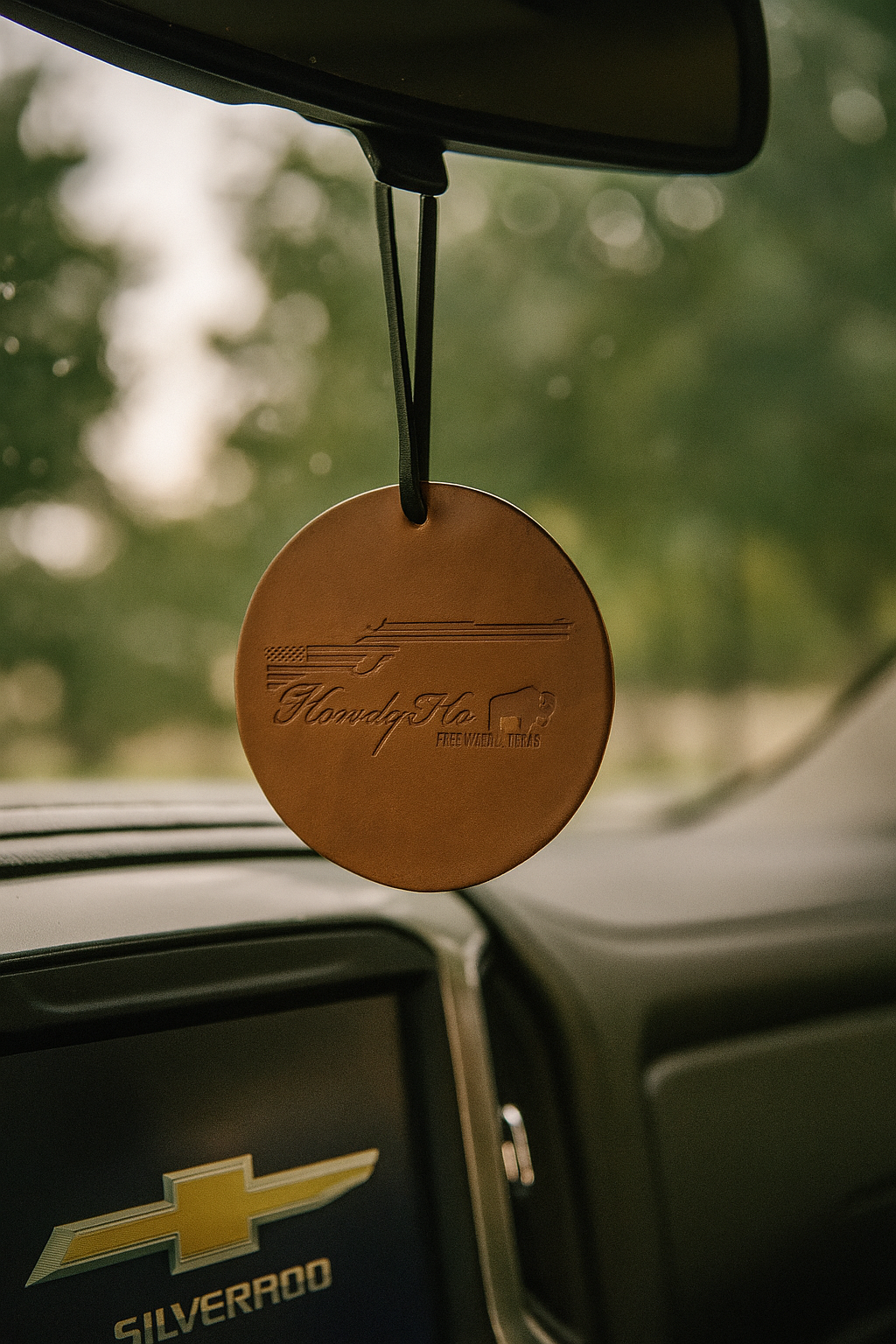HowdyHo Genuine Leather Air Freshener - HowdyHo