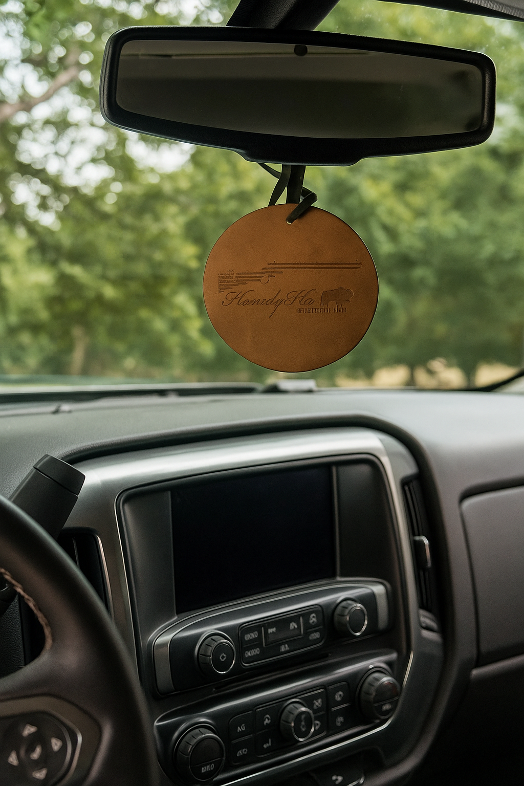 HowdyHo Genuine Leather Air Freshener - HowdyHo